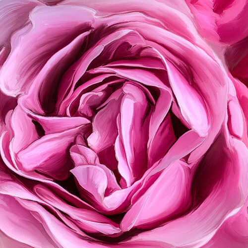 Pink Rose van Holger Mühlbauer-Gardemin, Schilderij te koop op Singulart