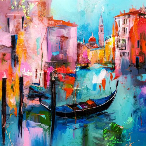 Venedig von Holger Mühlbauer-Gardemin, Malerei kaufen auf Singulart