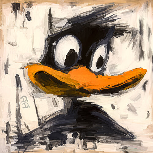 Duffy Duck by Holger Mühlbauer-Gardemin, Painting for Sale on Singulart
