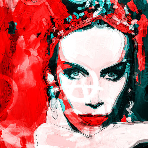 Annie Lennox von Holger Mühlbauer-Gardemin, Malerei kaufen auf Singulart