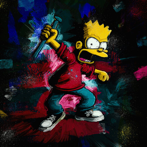 Angry Bart Simpson Holger Mühlbauer-Gardemin