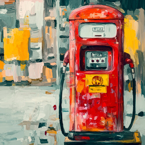 Gasolin par Holger Mühlbauer-Gardemin, Peinture en vente sur Singulart