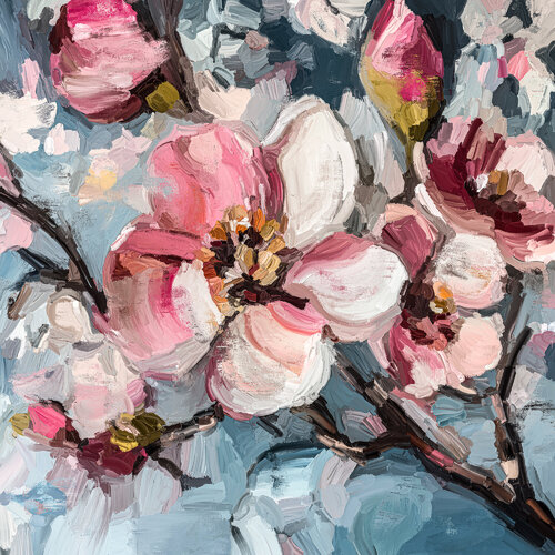 Frühlingblüte van Holger Mühlbauer-Gardemin, Schilderij te koop op Singulart