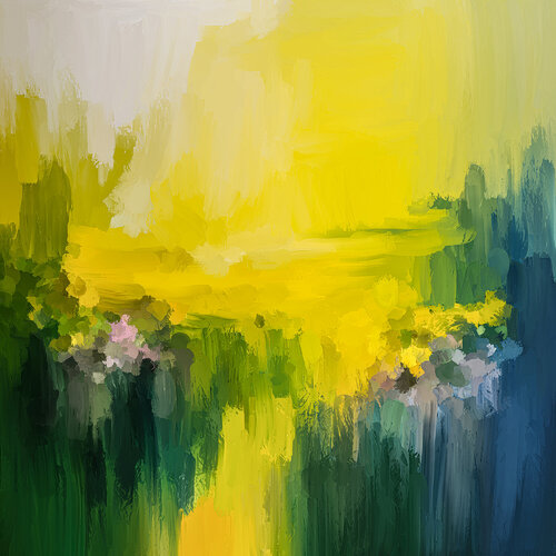 Raps im Feld by Holger Mühlbauer-Gardemin, 회화 for Sale on Singulart