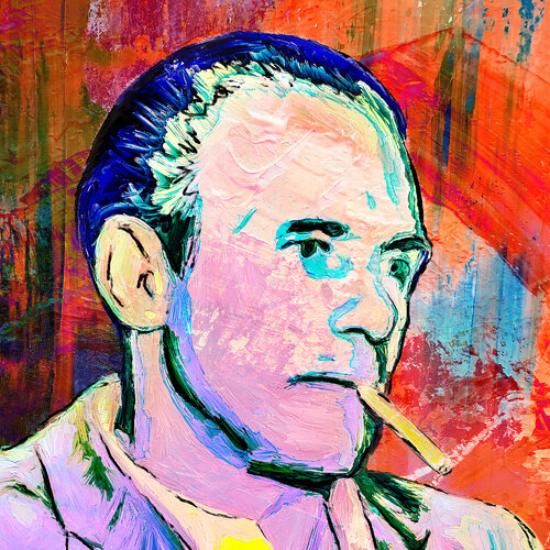Joe Gallo Mobster by Holger Mühlbauer-Gardemin, Painting for Sale on Singulart