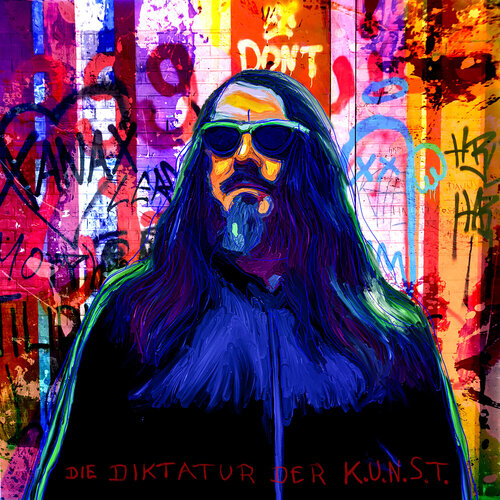 Jonathan Meese van Holger Mühlbauer-Gardemin, Schilderij te koop op Singulart