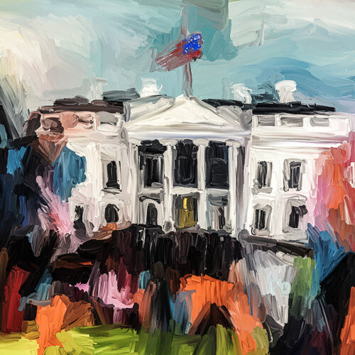White House di Holger Mühlbauer-Gardemin, Pittura in vendita su Singulart