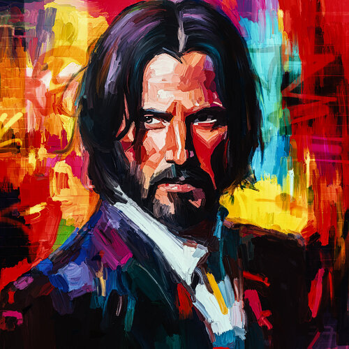 John Wick di Holger Mühlbauer-Gardemin, Pittura in vendita su Singulart