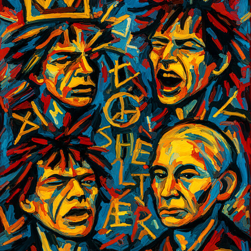 Rolling Stones Abstrakt par Holger Mühlbauer-Gardemin, Peinture en vente sur Singulart