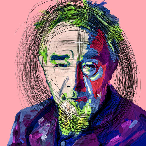 Arnulf Rainer di Holger Mühlbauer-Gardemin, Pittura in vendita su Singulart