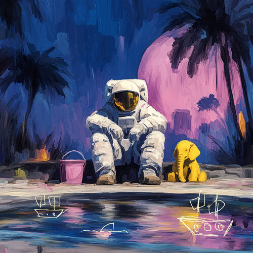 Yellow Elephant von Holger Mühlbauer-Gardemin, Malerei kaufen auf Singulart