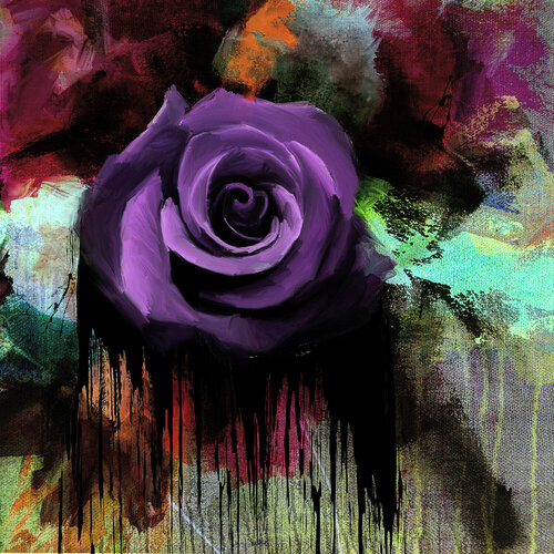 BLACK ROSE by Holger Mühlbauer-Gardemin, Digital for Sale on Singulart
