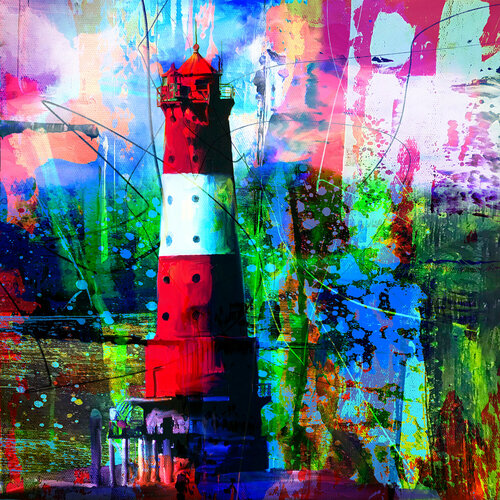 Lighthouse Arngast von Holger Mühlbauer-Gardemin, Digital kaufen auf Singulart
