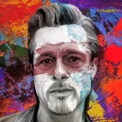 Portrait eines Hollywoodstars di Holger Mühlbauer-Gardemin, Digitale in vendita su Singulart