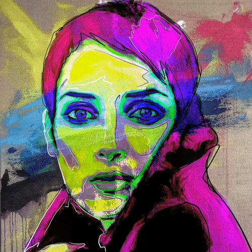 Portrait von Hollywood Actors di Holger Mühlbauer-Gardemin, Digitale in vendita su Singulart