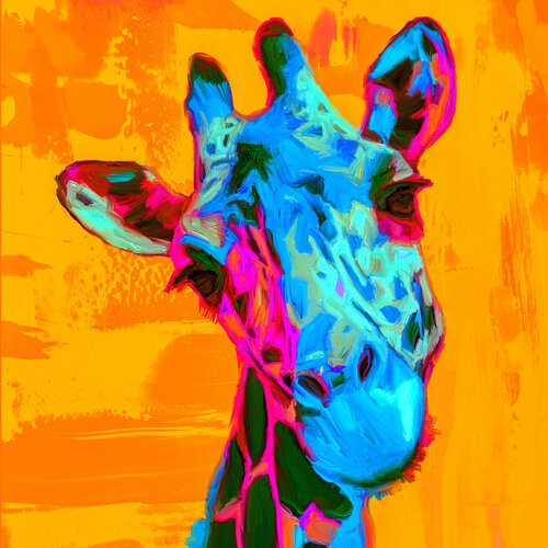 Giraffe von Holger Mühlbauer-Gardemin, Malerei kaufen auf Singulart