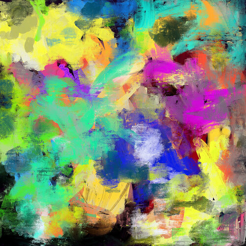 ABSTRAKT IN OIL di Holger Mühlbauer-Gardemin, Altri media in vendita su Singulart