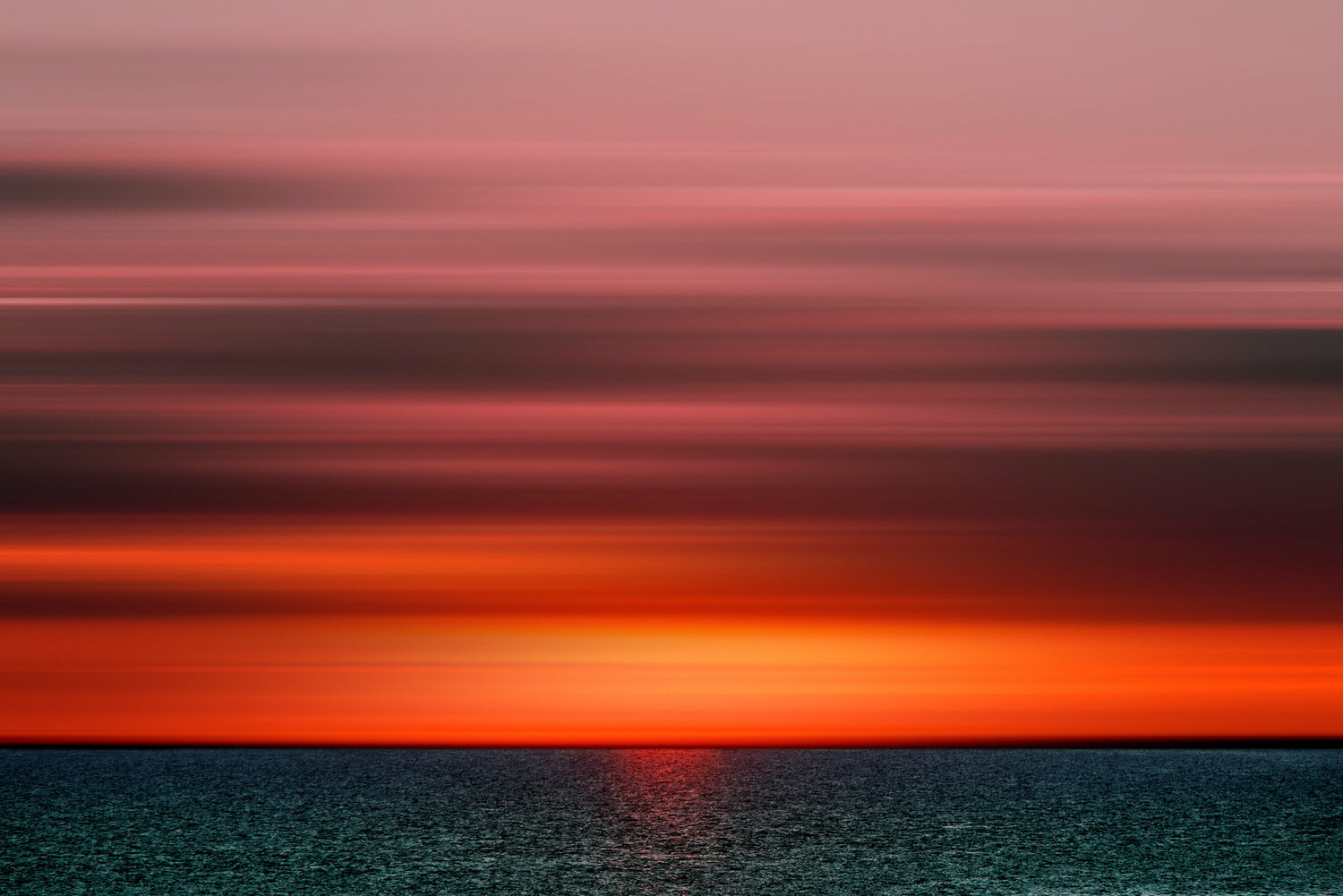 Horizont in Rot und Orange Holger Mühlbauer-Gardemin