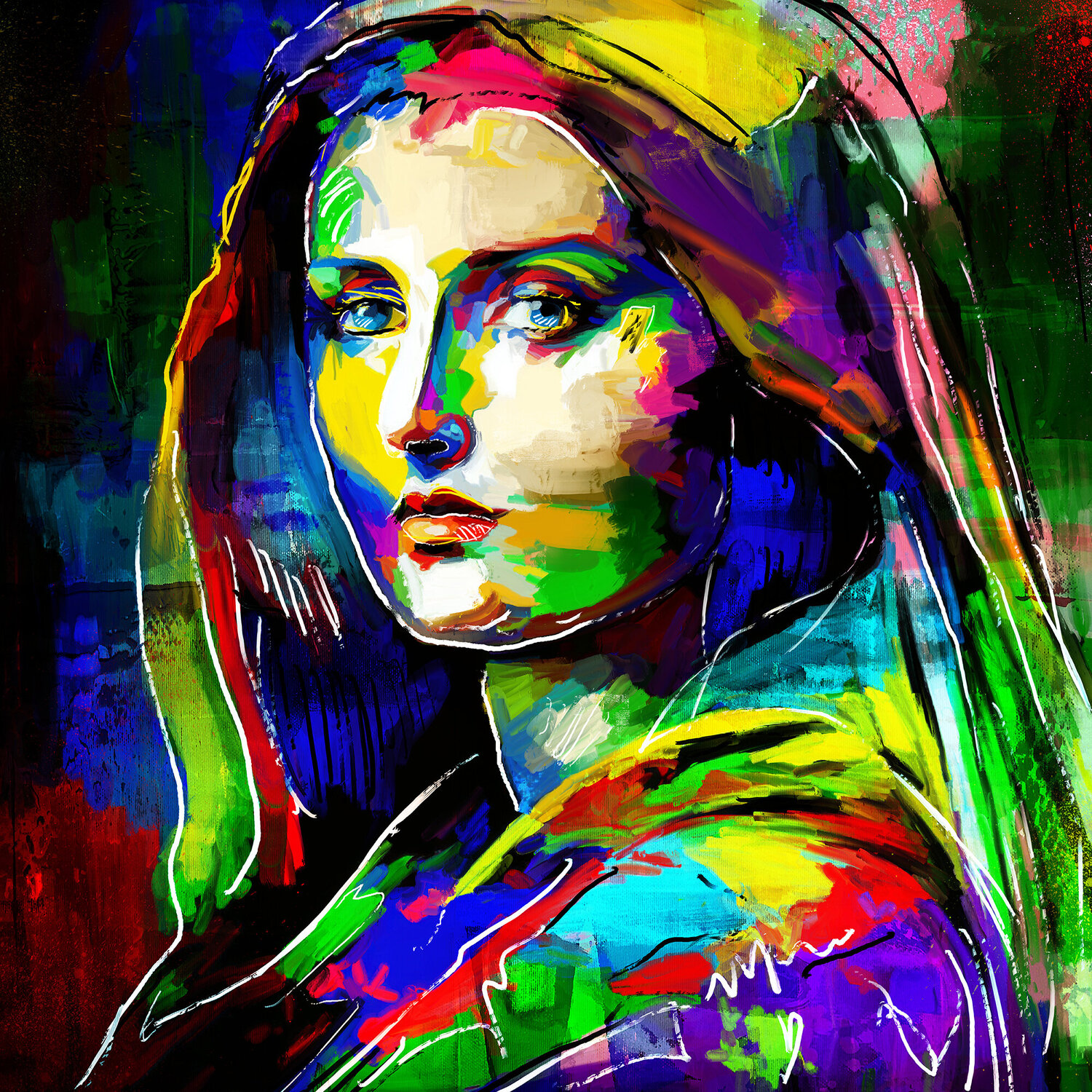 Mona Lisa als Pop Art Ikone Holger Mühlbauer-Gardemin Altri media in vendita