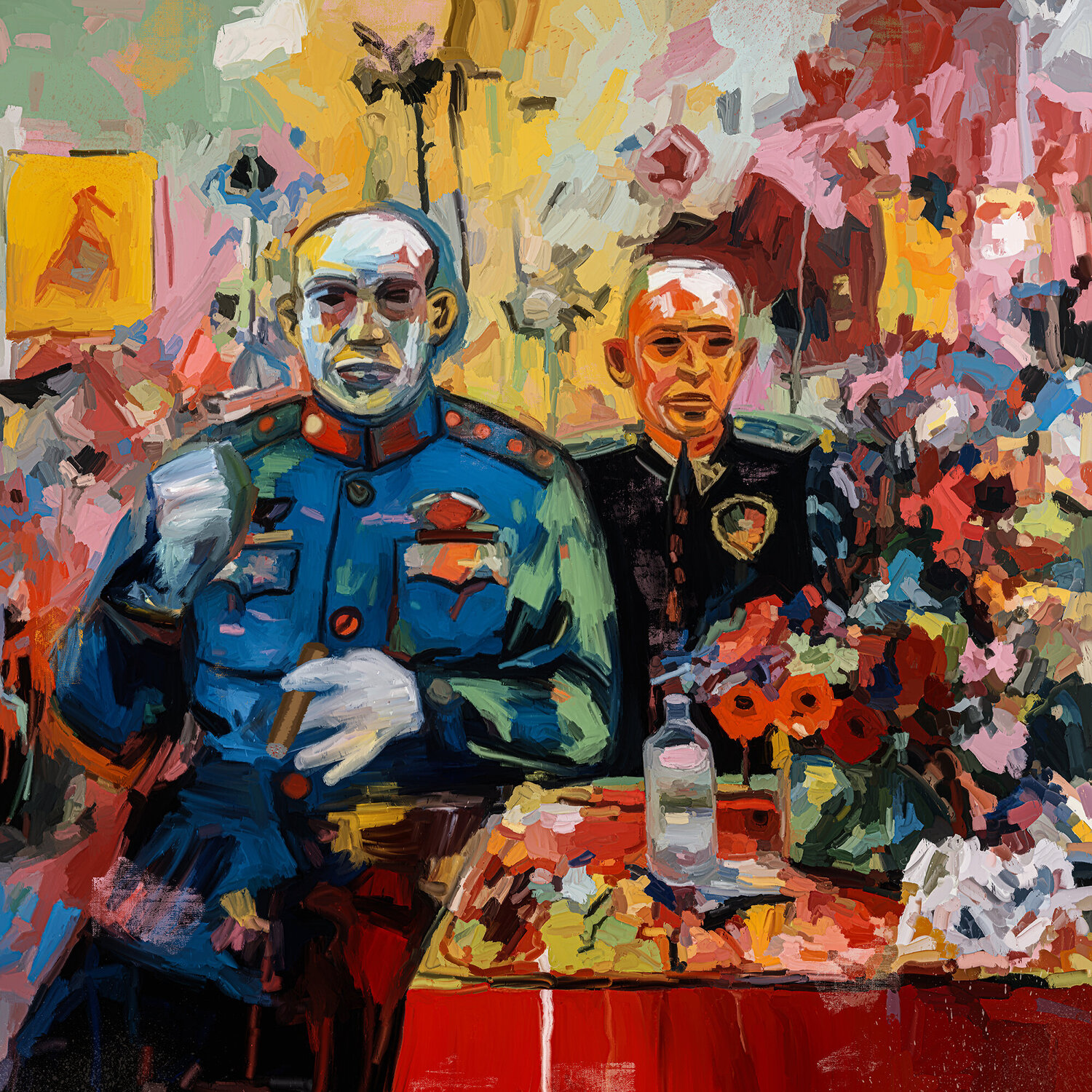 Zwei Mann Feier Holger Mühlbauer-Gardemin