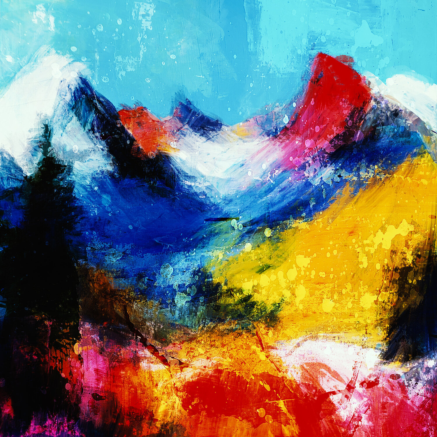 Popart Mountain 2 Holger Mühlbauer-Gardemin