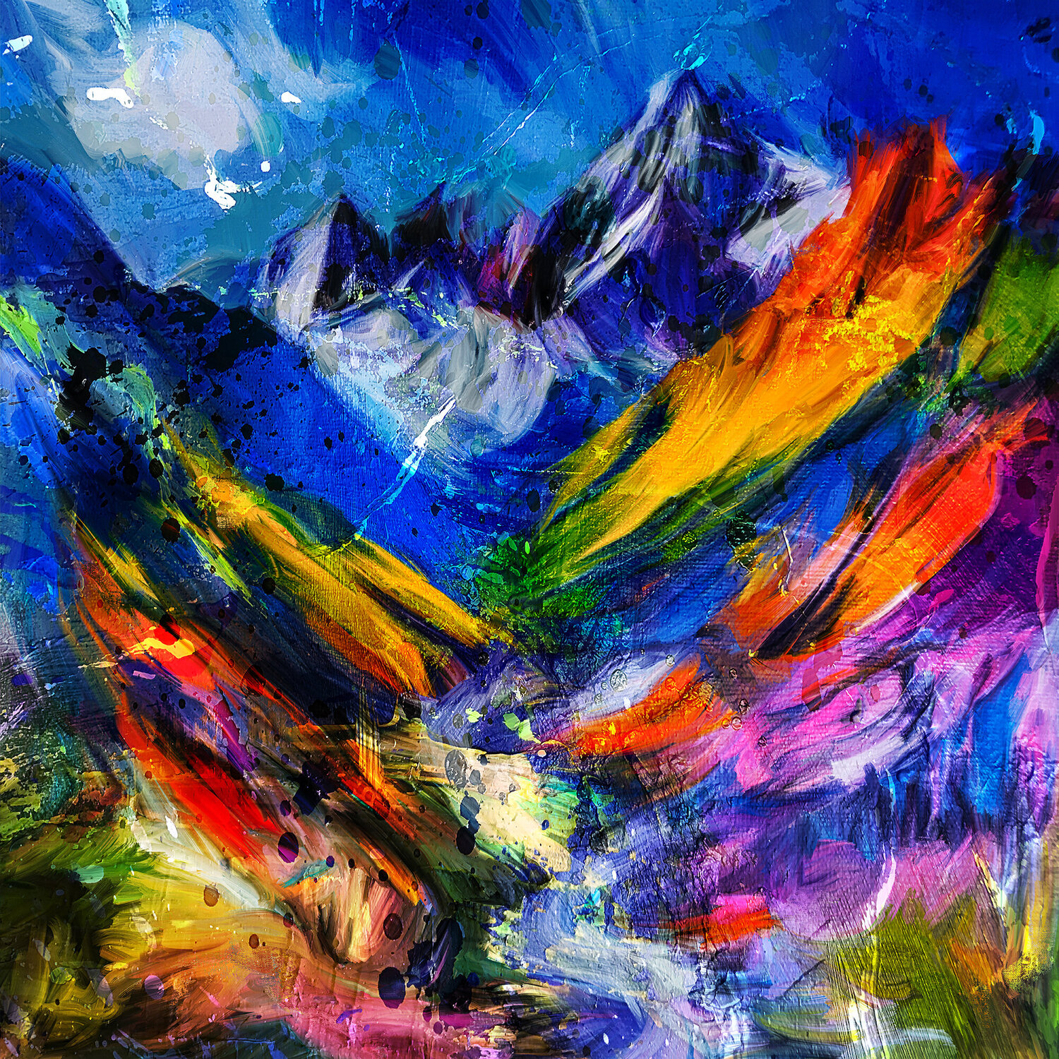 Popart Mountain 1 Holger Mühlbauer-Gardemin