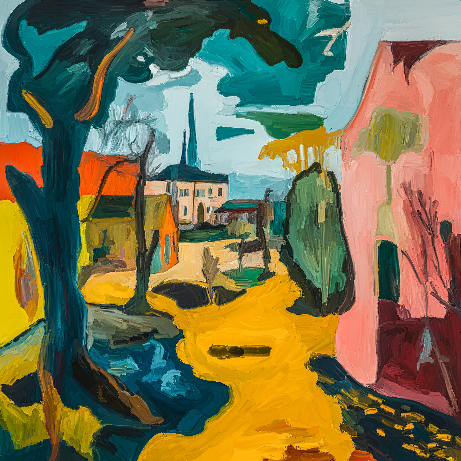Landschaft ala Neo Rauch Holger Mühlbauer-Gardemin