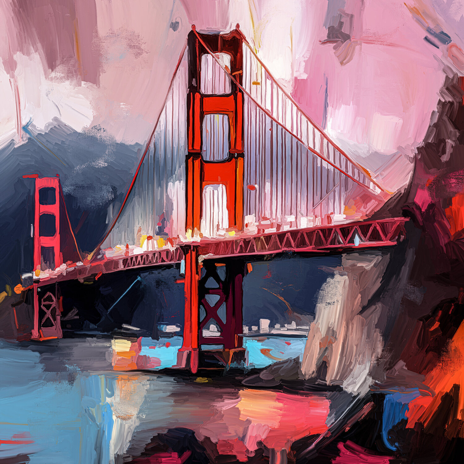 Golden "Red" Gate Bridge Holger Mühlbauer-Gardemin