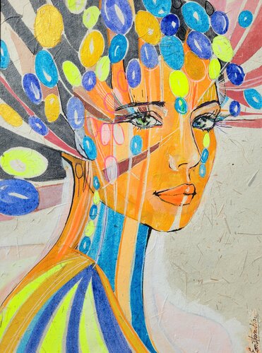 Les perles d'eau van Elisabeth Constantin, Schilderij te koop op Singulart