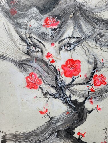 L'étoile vive by Elisabeth Constantin, Painting for Sale on Singulart