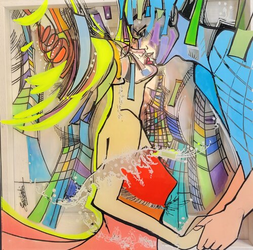 Vertige di Elisabeth Constantin, Pittura in vendita su Singulart