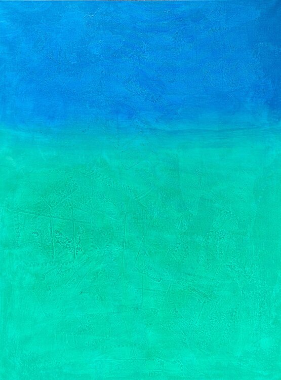 Blue and Green Astrid Reeves