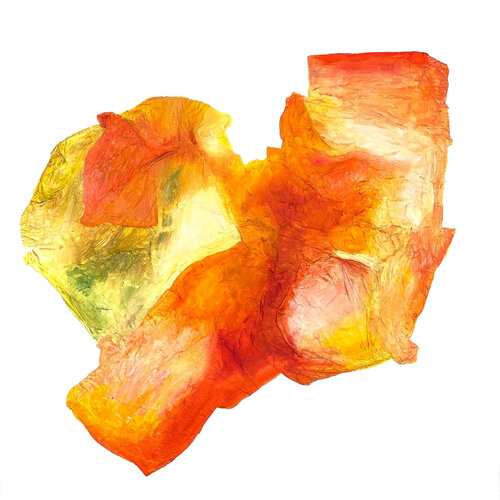 Anemone -The Orange I- von Vanessa Breuer, Malerei kaufen auf Singulart