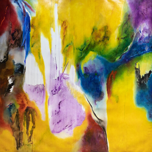 Nouveau monde di Anne-Catherine Favier, Pittura in vendita su Singulart