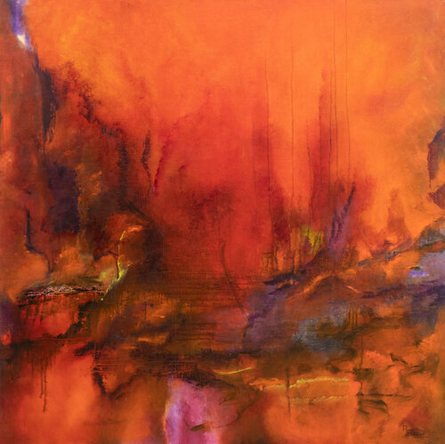 L' avancée imprévue.        Vendue von Anne-Catherine Favier, Malerei kaufen auf Singulart