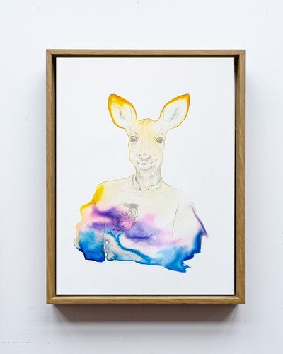 AFFENZAHN von Sophia Kirst, Malerei kaufen auf Singulart