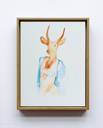 BLASSBLAU von Sophia Kirst, Malerei kaufen auf Singulart