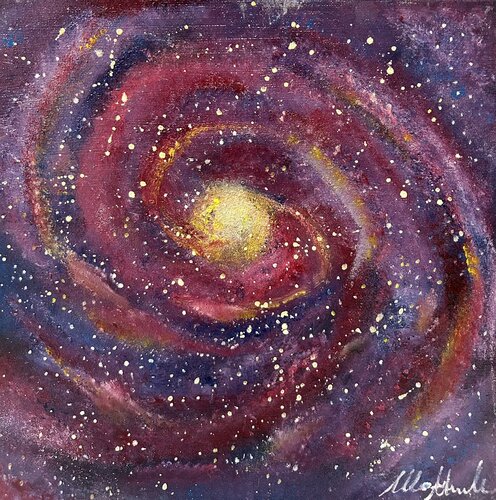 Nascita di una galassia di Monica Mauriello, Pittura in vendita su Singulart