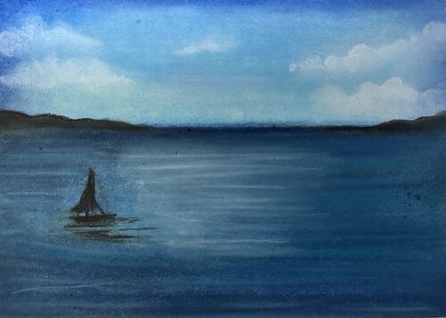 Silenzi d’Acqua di Monica Mauriello, Disegno in vendita su Singulart