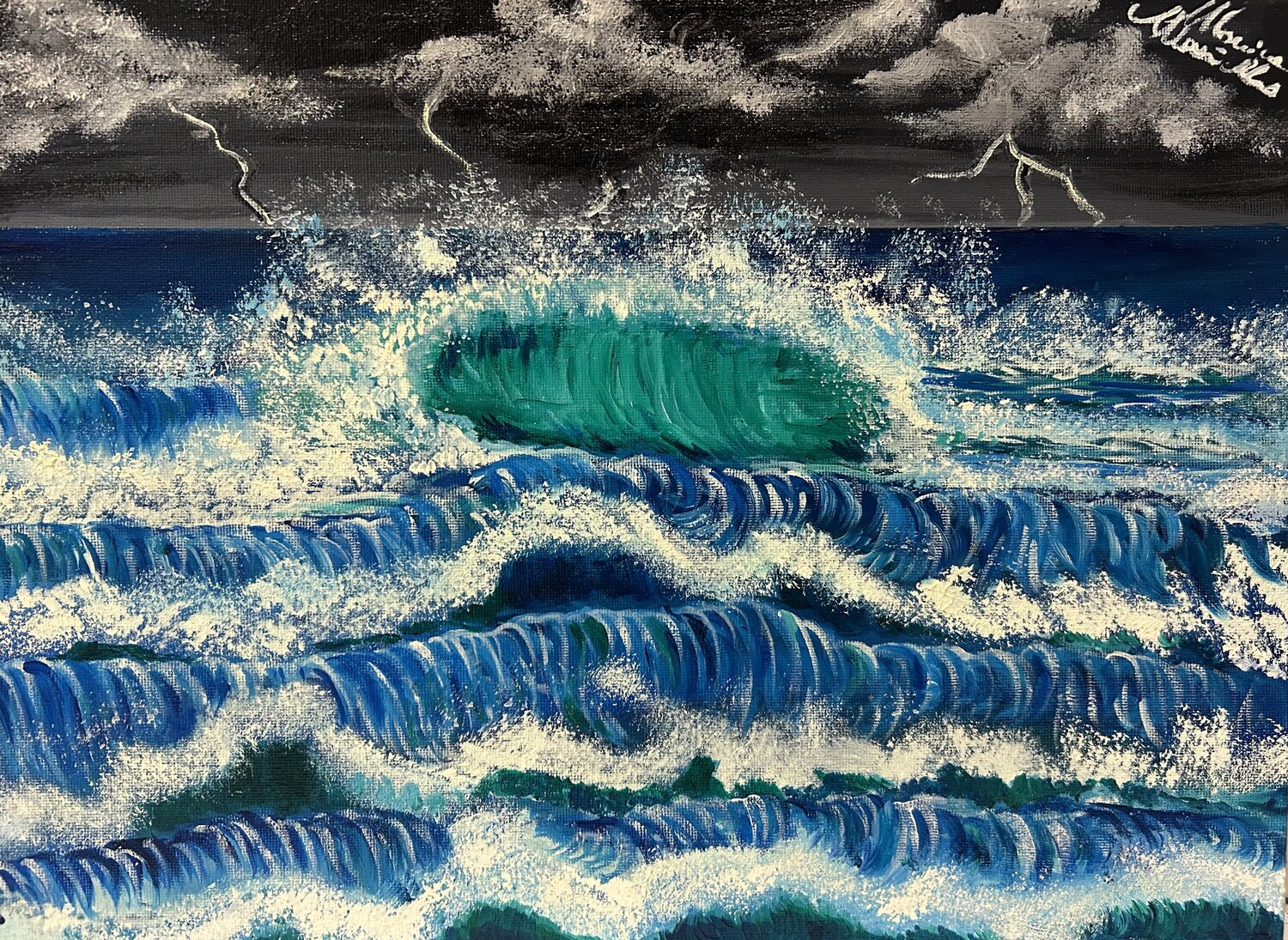 Storming Sea Monica Mauriello
