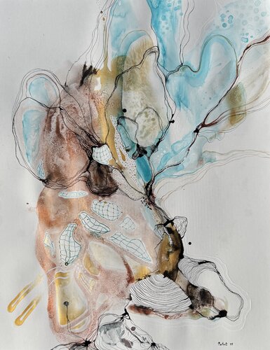The Weight of an Elephant, the Lightness of a Dream di Néa Sol, Pittura in vendita su Singulart
