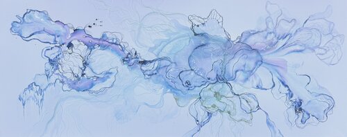 The hidden V by Néa Sol, Painting for Sale on Singulart