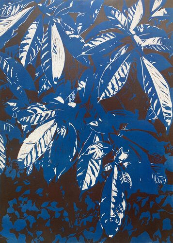 Psychotria Azul von Carol Welsch, Druck kaufen auf Singulart