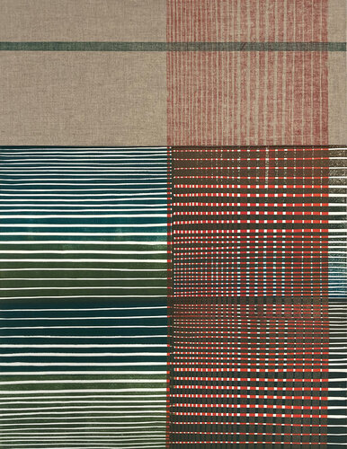 GREEN RED van Carol Welsch, Werk op papier te koop op Singulart