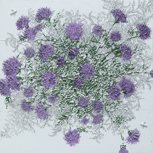 엉겅퀴-생성과 소멸 par LEE Myoungwha, Dessin en vente sur Singulart