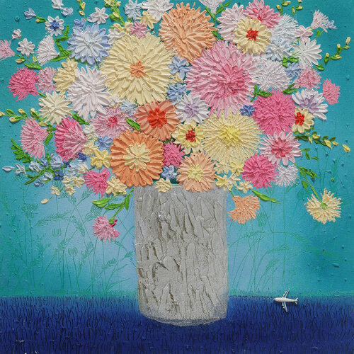 화가의정원 par LEE Myoungwha, Dessin en vente sur Singulart