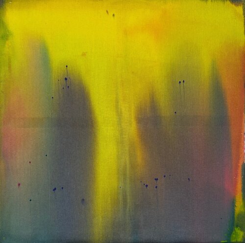 Sous la peau du ciel,  je cherche un passage neuf -- l'air tremble, fertile. by Lidia Vergnon, Painting for Sale on Singulart