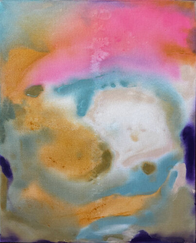 Entre deux mondes - tableau N°2 von Lidia Vergnon, Malerei kaufen auf Singulart
