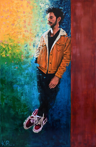 Sentiments with Sebastian di Kevin Pham, Pittura in vendita su Singulart