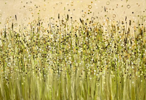 Blumenwiese by Nina Geisler, 絵画 for Sale on Singulart
